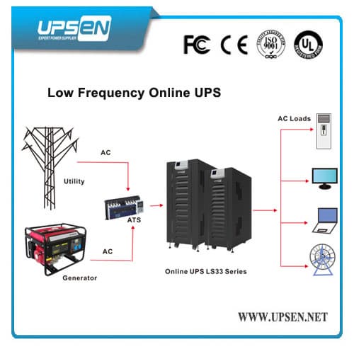 Three Phase 3_3 Low Frequency Online UPS 380V System